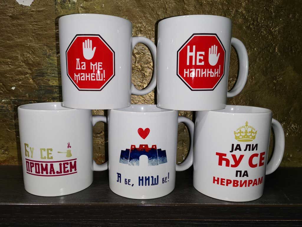 Šolja - Ja li ću se pa nerviram; Ne napinji;, Da me maneš; Ću se promajem; A be niš be